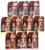 COLLECTION OF ASSORTED CARDED STAR WARS FIGURES