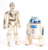 ORIGINAL VINTAGE STAR WARS 12" FIGURES - C3PO & R2D2