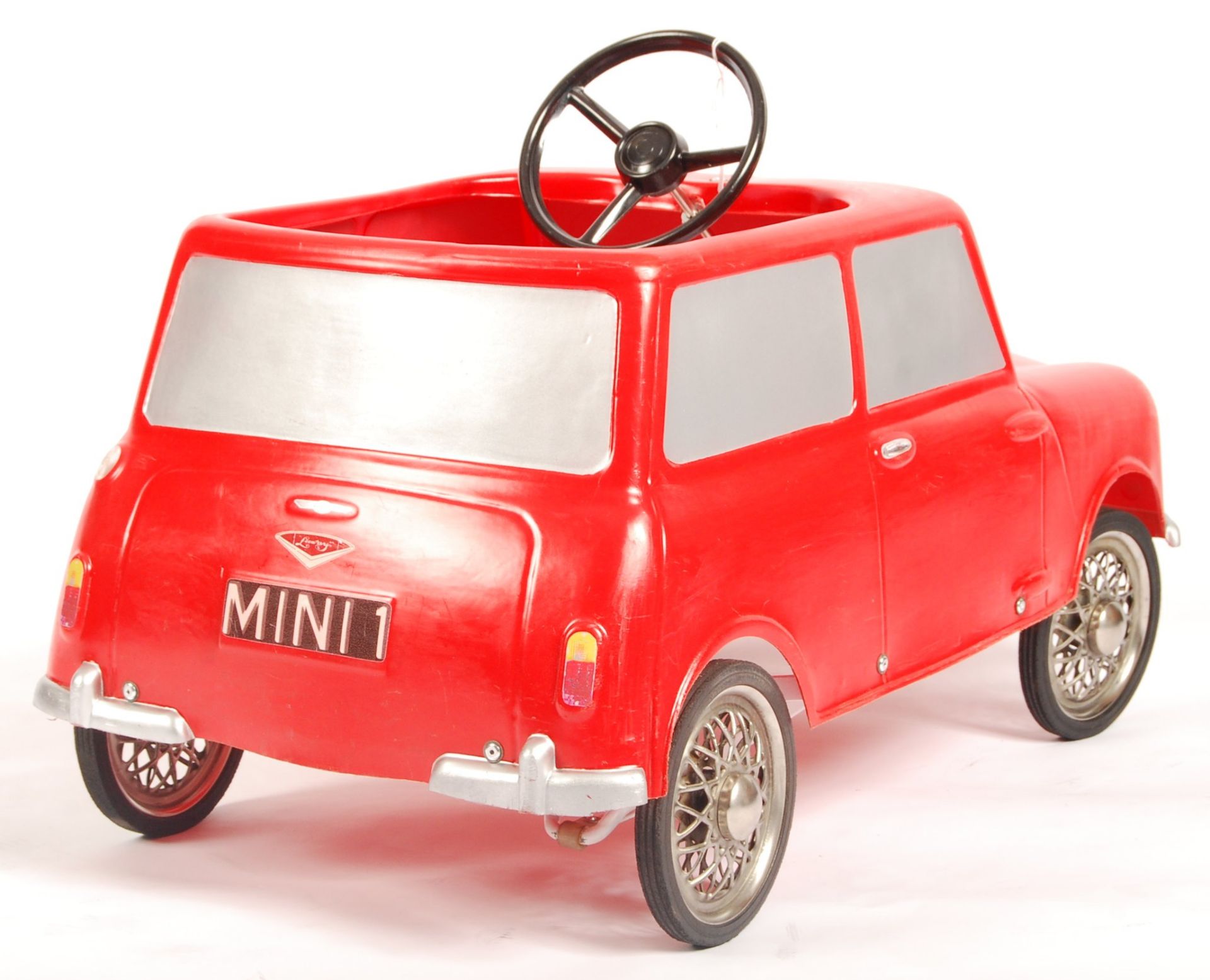 RARE 1960'S LEEWAY MINI CHILD'S PEDAL CAR IN RED - Image 5 of 6