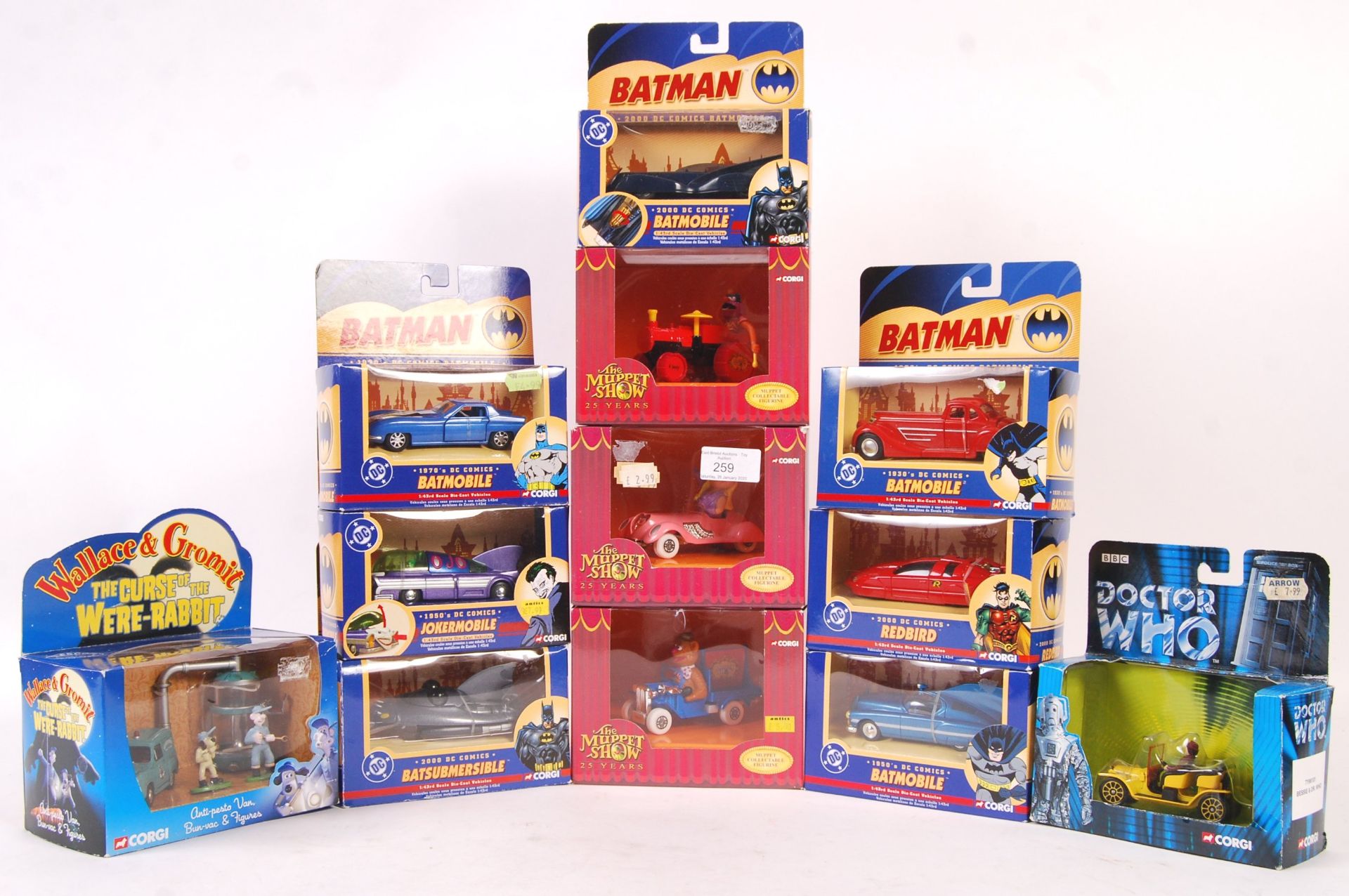 COLLECTION OF CORGI FILM RELATED DIECAST MODELS