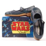 RARE PAIR OF VINTAGE UNUSED STAR WARS CLARKS SHOES