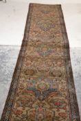 A 20th Century Persian Islamic runner floor carpet