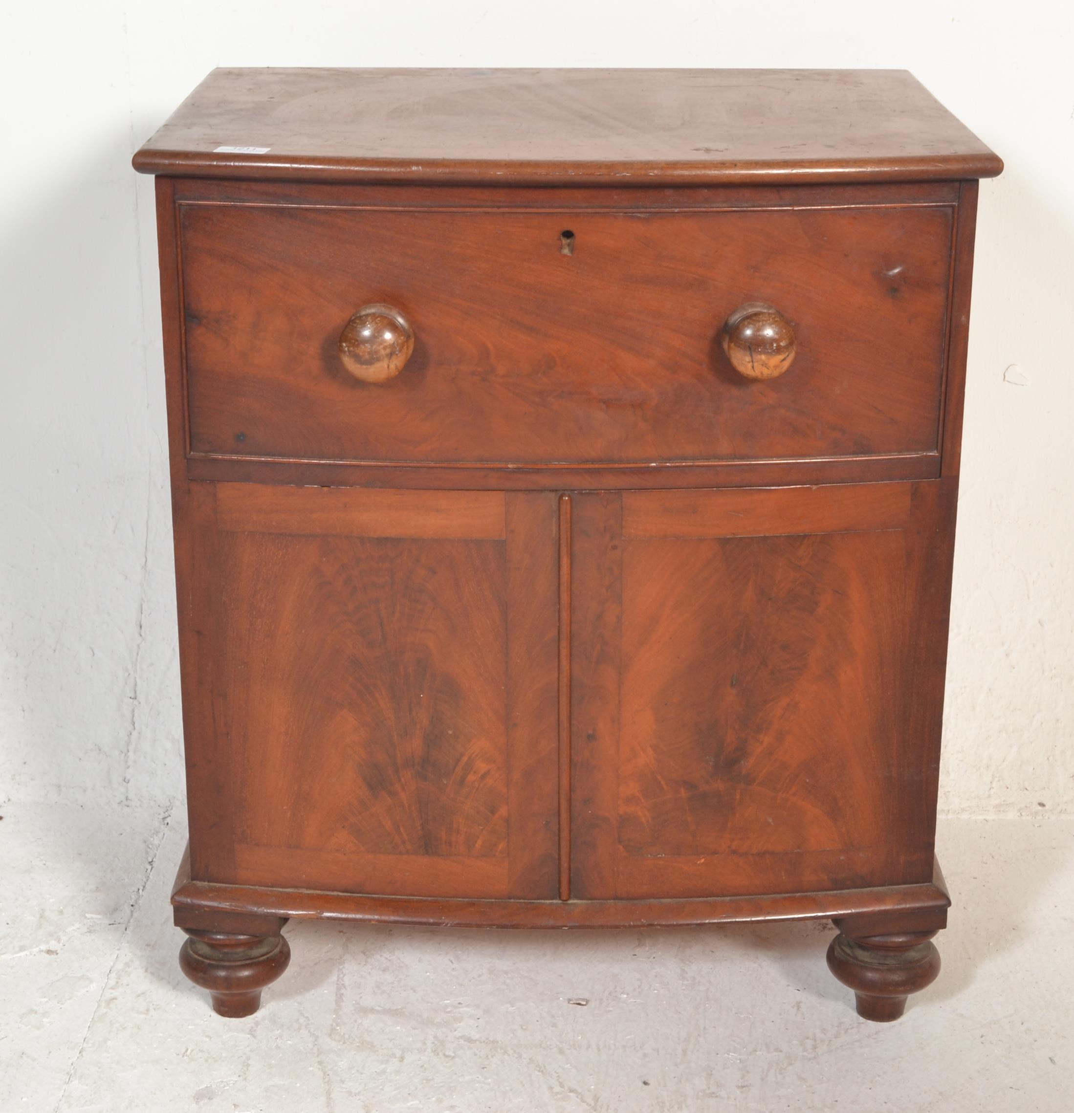 A 19th Century mahogany commode chest formed as a - Image 7 of 15