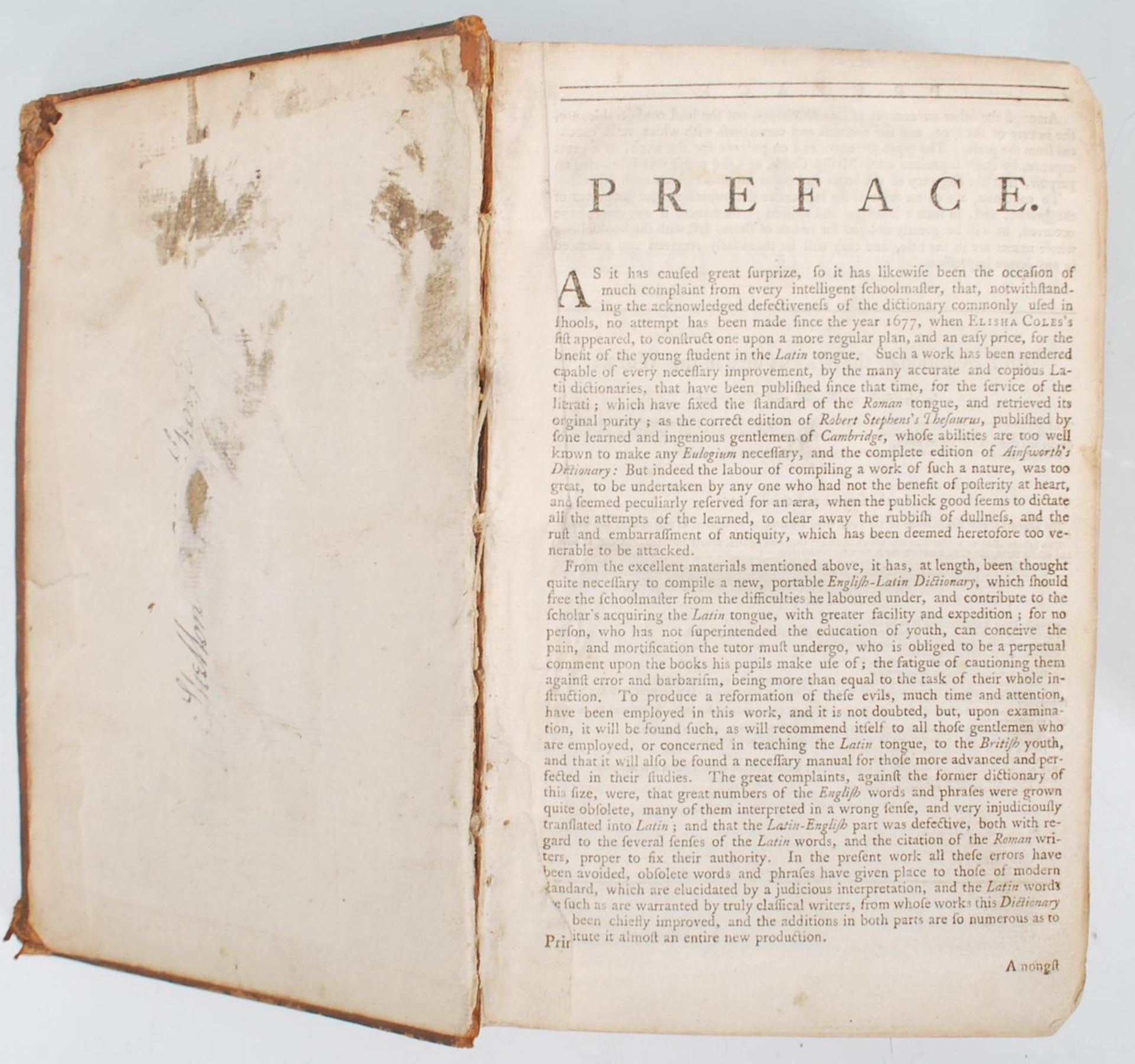 A collection of antique 18th Century and 19th Century books to include a Holy Bible dated 1831, W. - Bild 9 aus 9