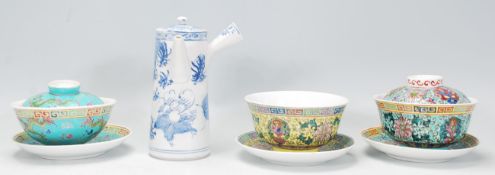 A group of 20th Century Chinese painted and enamel