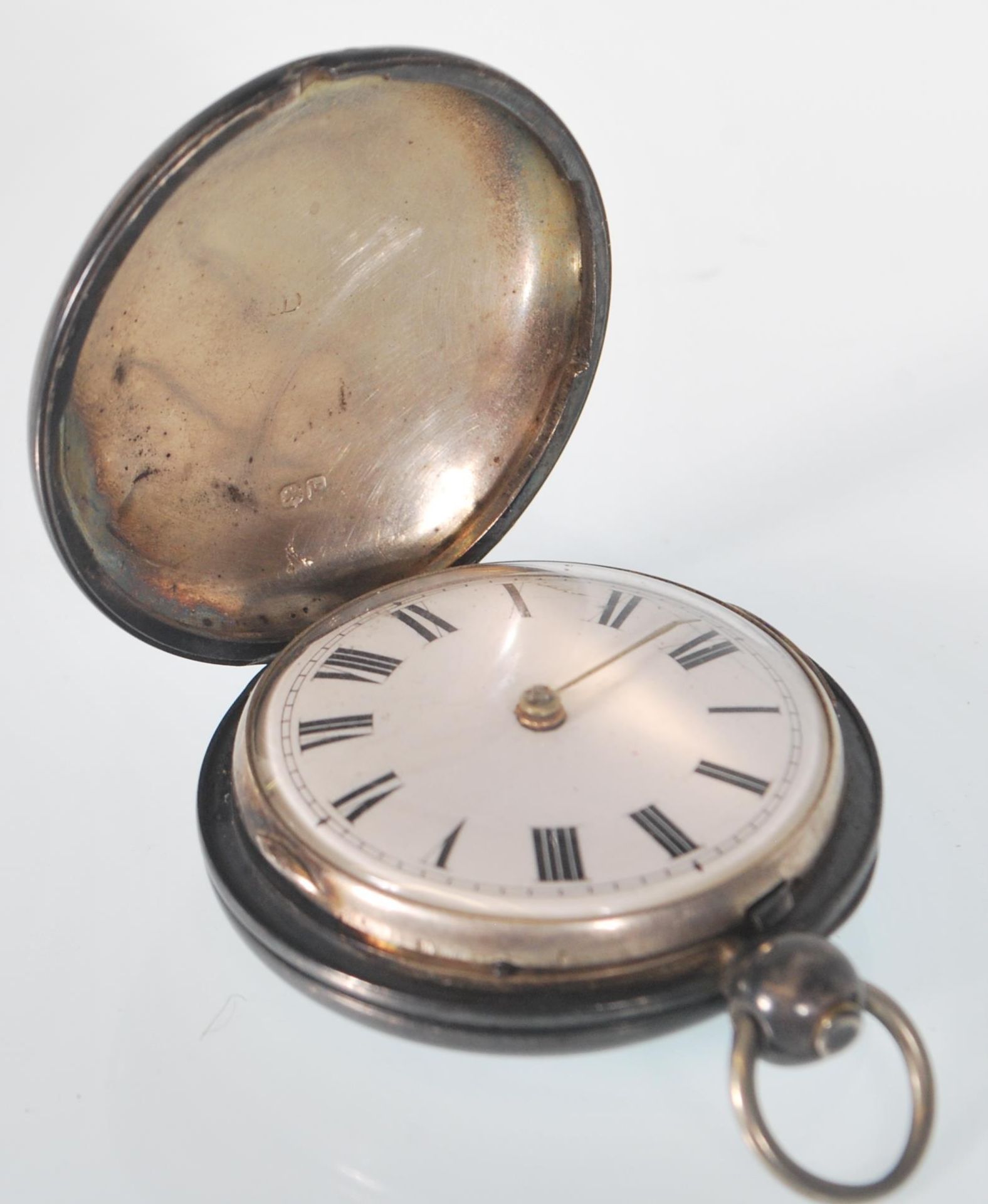 A 19th Century Georgian silver full hunter fusee movement pocket watch, the movement marked for Will