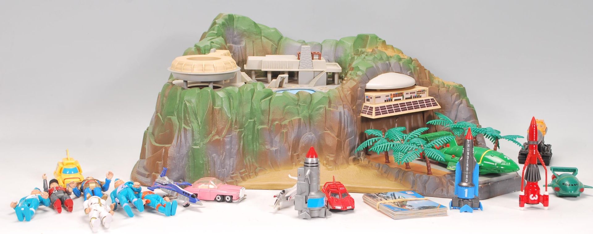 A collection of vintage original Gerry Anderson's Thunderbirds Matchbox diecast toys comprising a