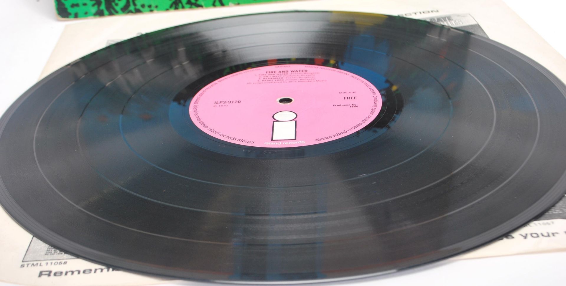 Vinyl long play LP record album by Free – Fire And Water – Original Island Records Stereo 1st U.K. - Bild 6 aus 6