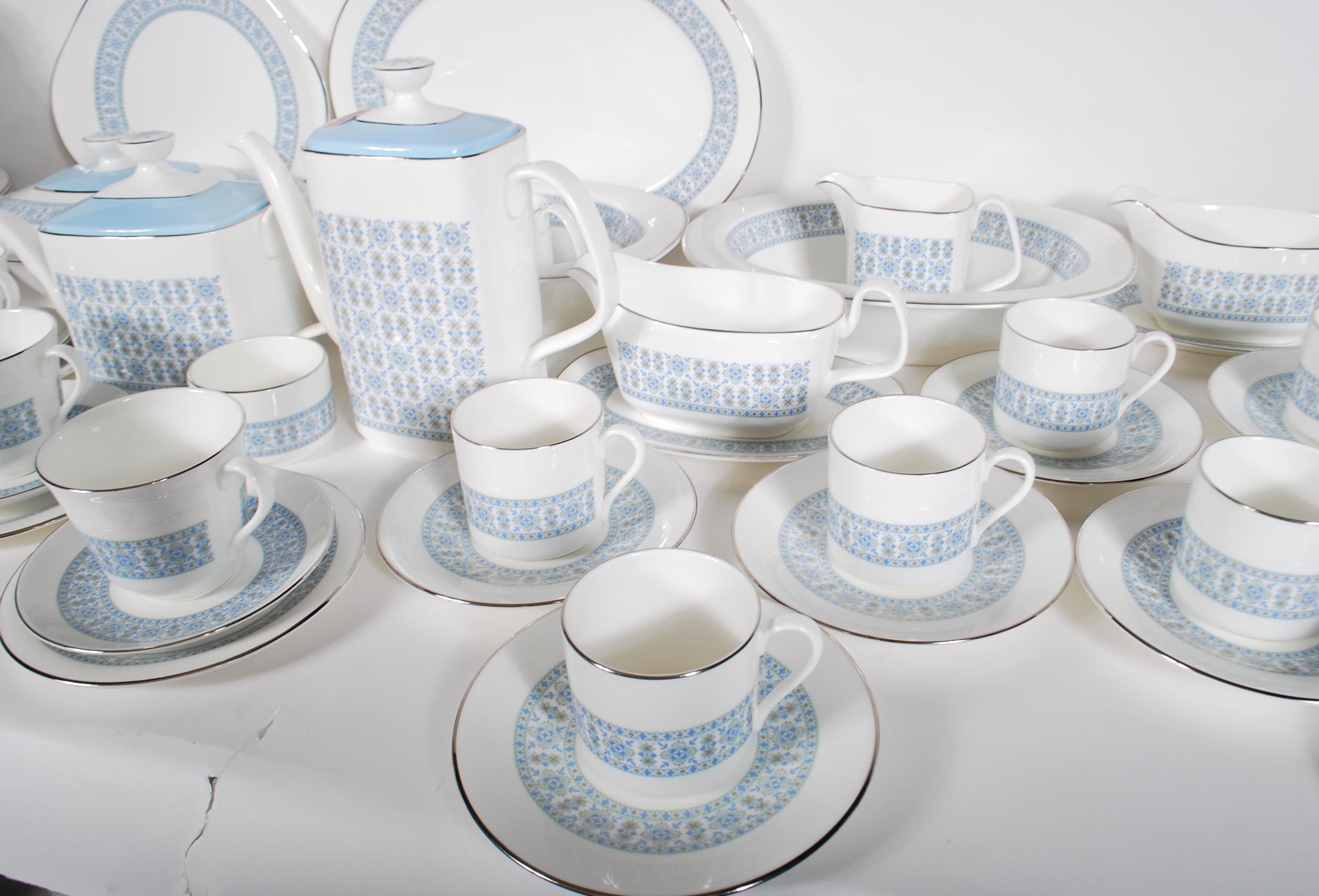 An extensive Royal Doulton bone China service in the Counterpoint pattern, consisting of coffee - Image 10 of 15
