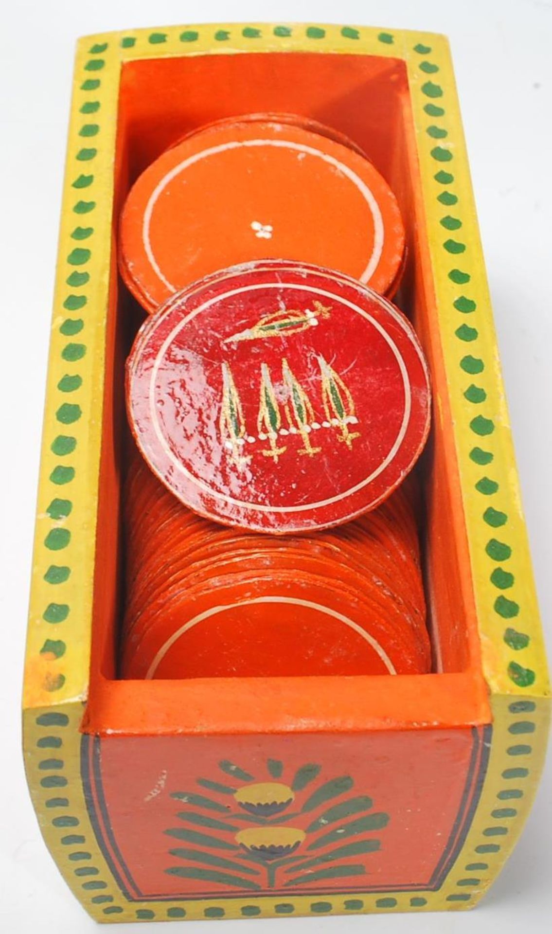 A collection of 20th Century playing card games to include three boxed sets of Indian Ganjifa - Bild 7 aus 17