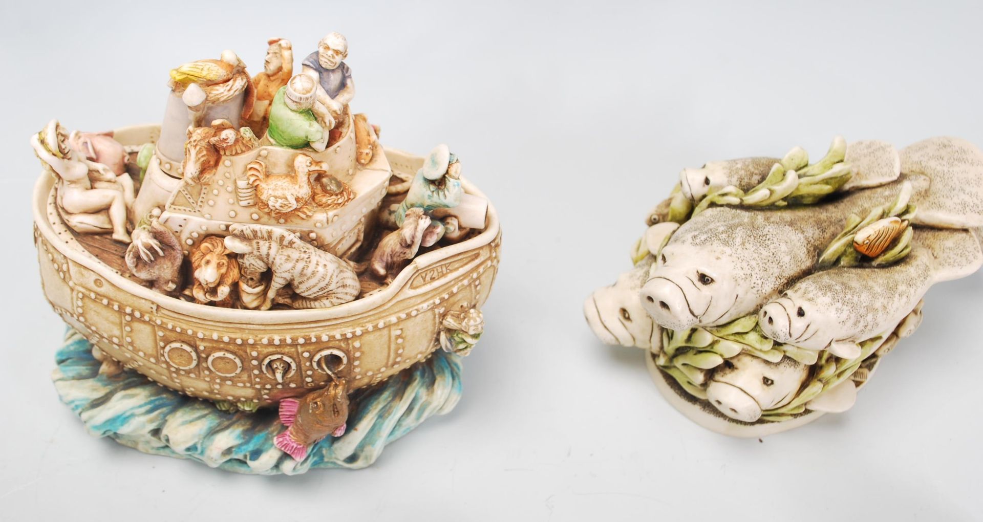 A selection of Harmony Kingdom ornamental boxes in the form of stylised animals to include a large - Bild 12 aus 16