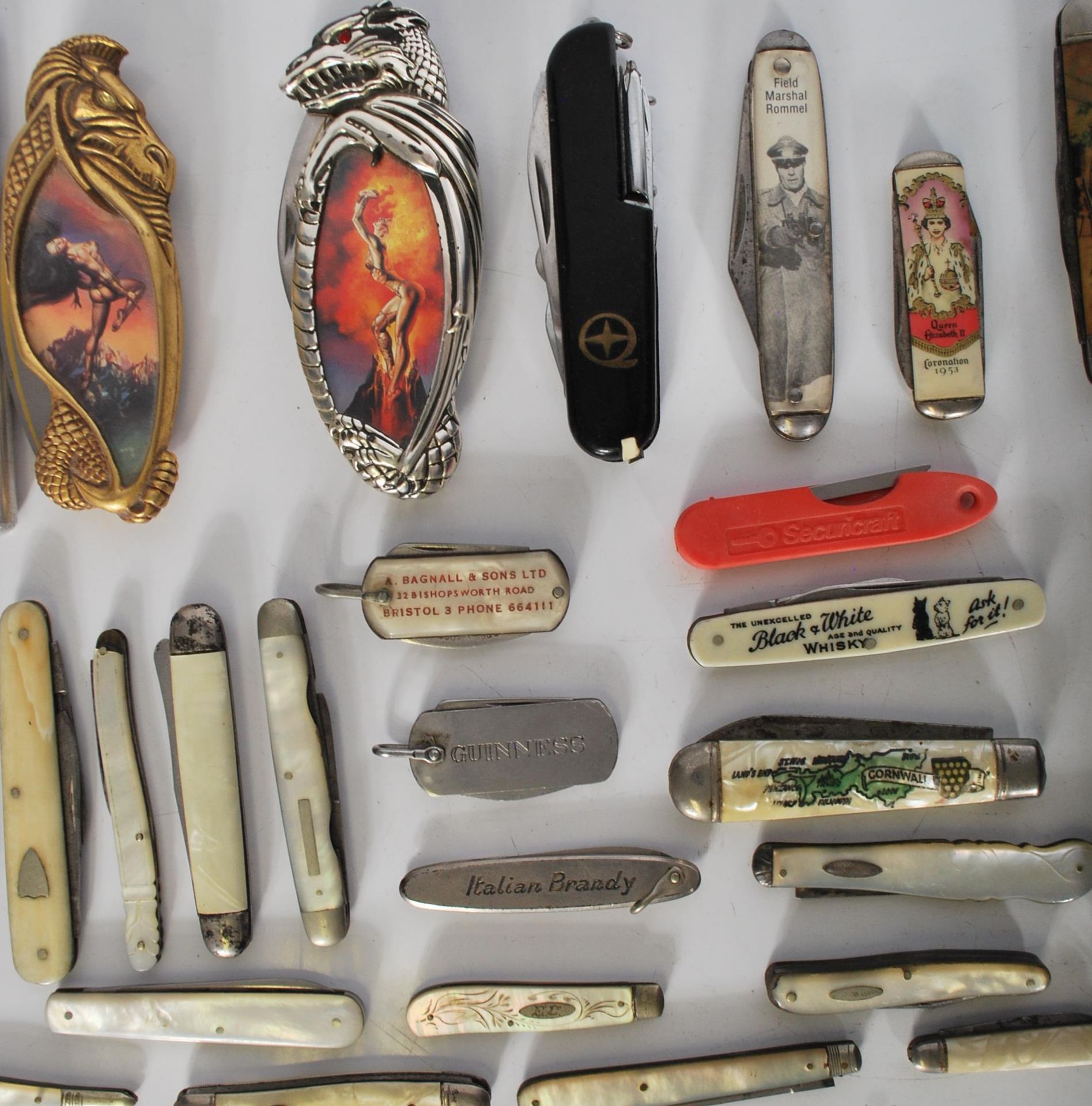 A collection of pocket knives of varying sizes and ages to include a vintage GPO Joseph Allen & Sons - Bild 4 aus 10