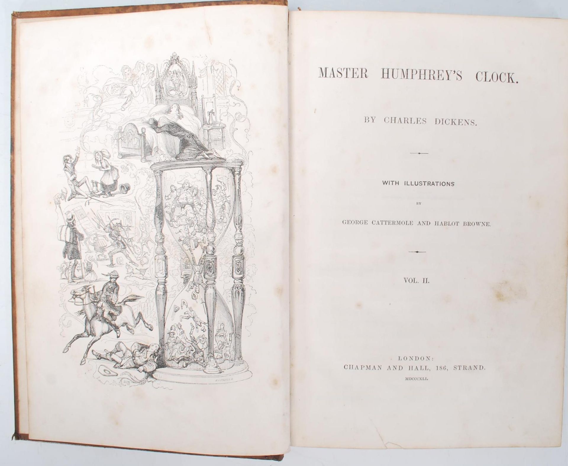 Charles Dickens - Master Humphrey's Clock - set over three volumes - Pub. by Chapman & Hall, Strand, - Bild 3 aus 9