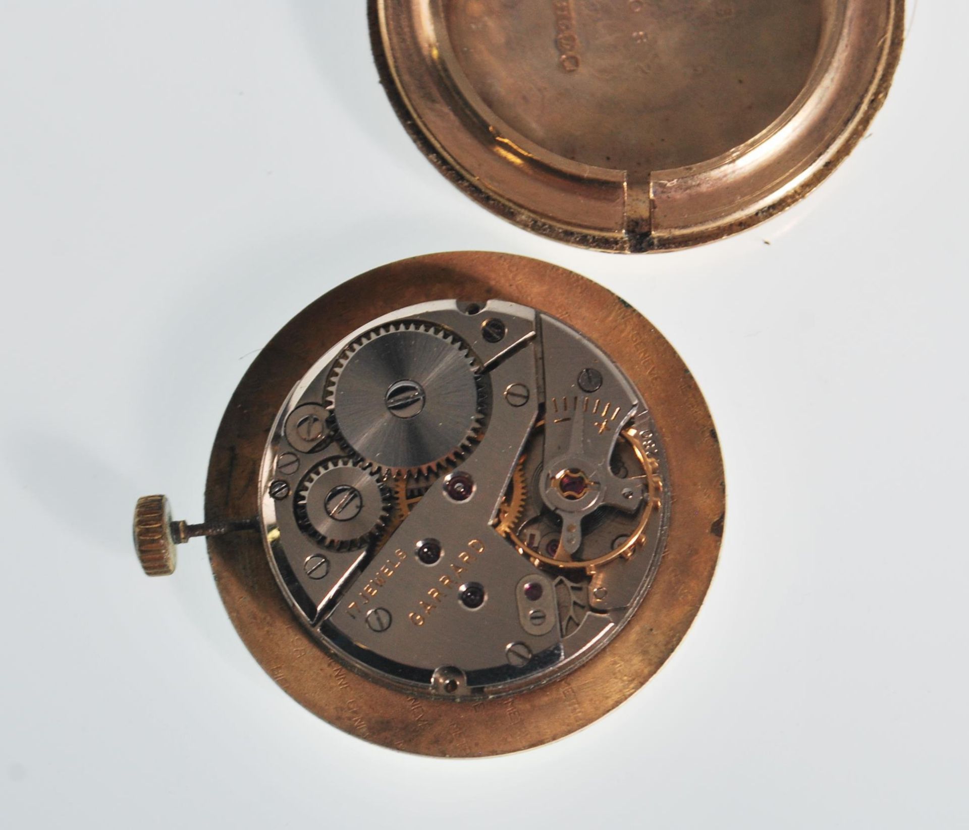 A vintage Garrard 9ct gold gentleman's wrist watch - Bild 8 aus 9