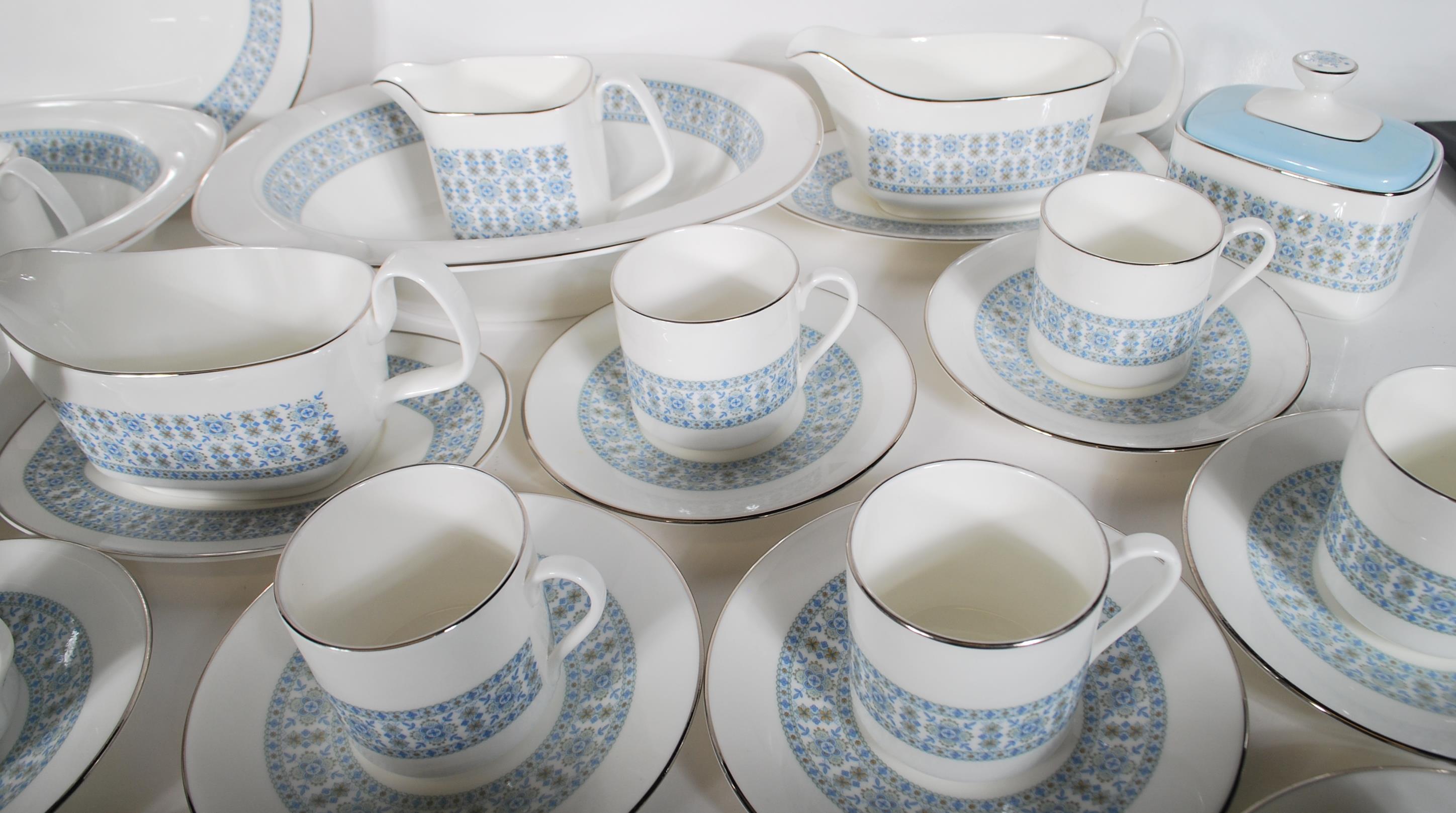 An extensive Royal Doulton bone China service in the Counterpoint pattern, consisting of coffee - Image 8 of 15