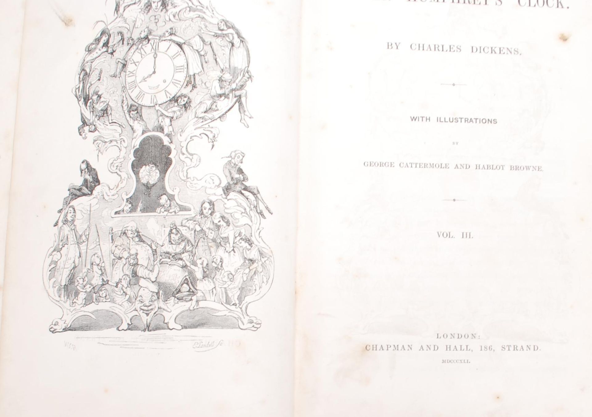 Charles Dickens - Master Humphrey's Clock - set over three volumes - Pub. by Chapman & Hall, Strand, - Bild 8 aus 9