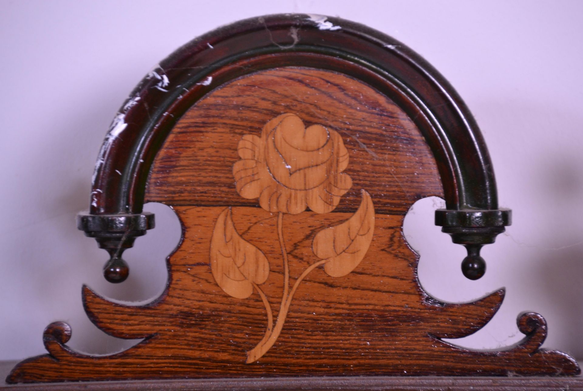 An early 20th century mahogany cased Vienna regulator wall clock complete with pendulum and - Bild 3 aus 5