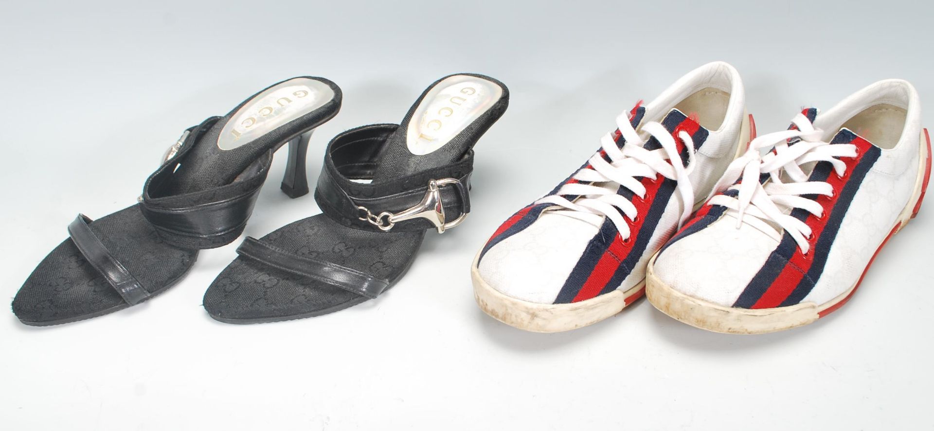 Two pairs of vintage Gucci shoes to include a pair - Image 2 of 9