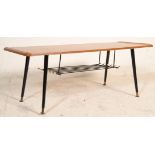 A retro 20th Century Formwood Formica topped 1970's coffee table of rectangular form having an