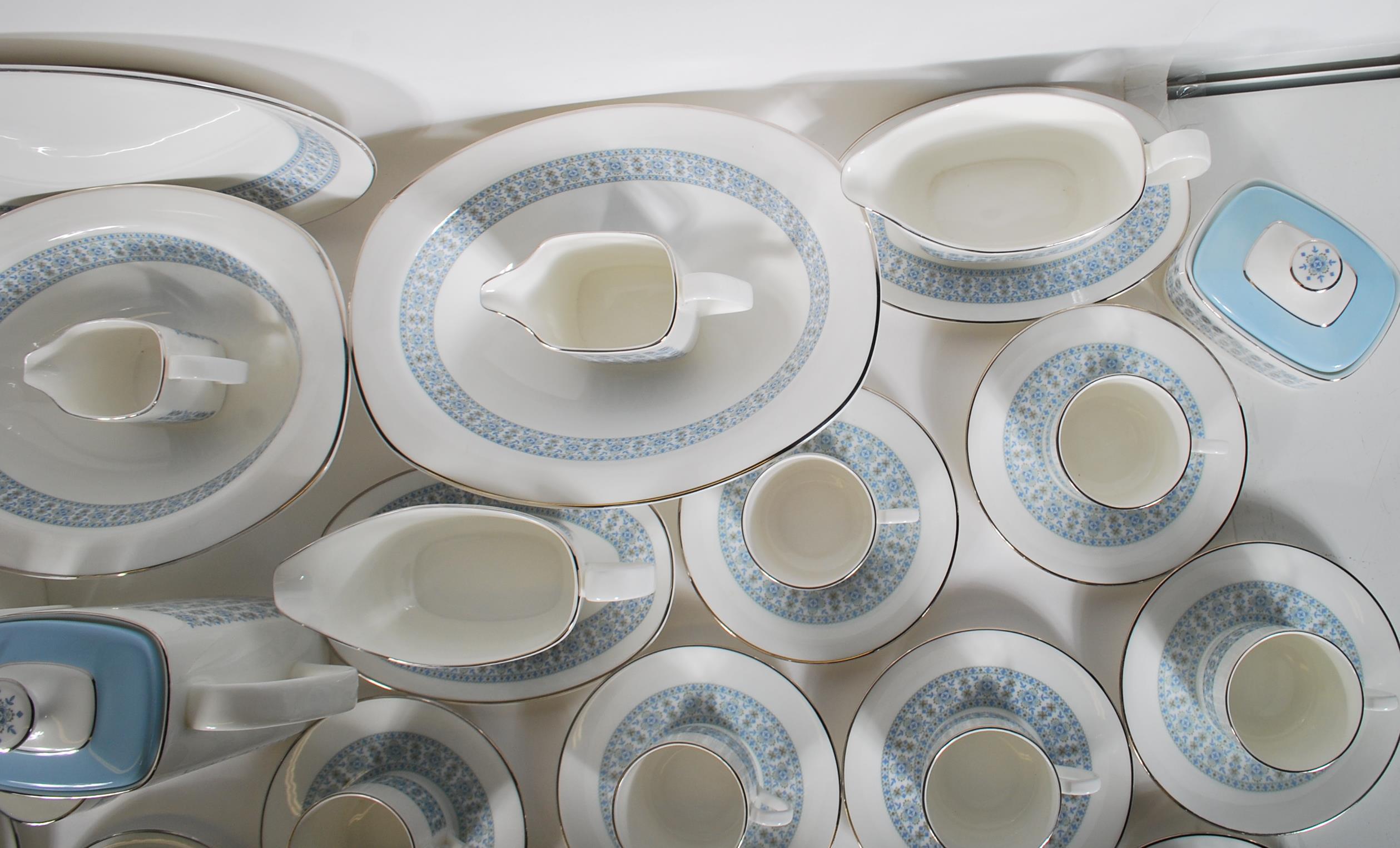 An extensive Royal Doulton bone China service in the Counterpoint pattern, consisting of coffee - Image 11 of 15