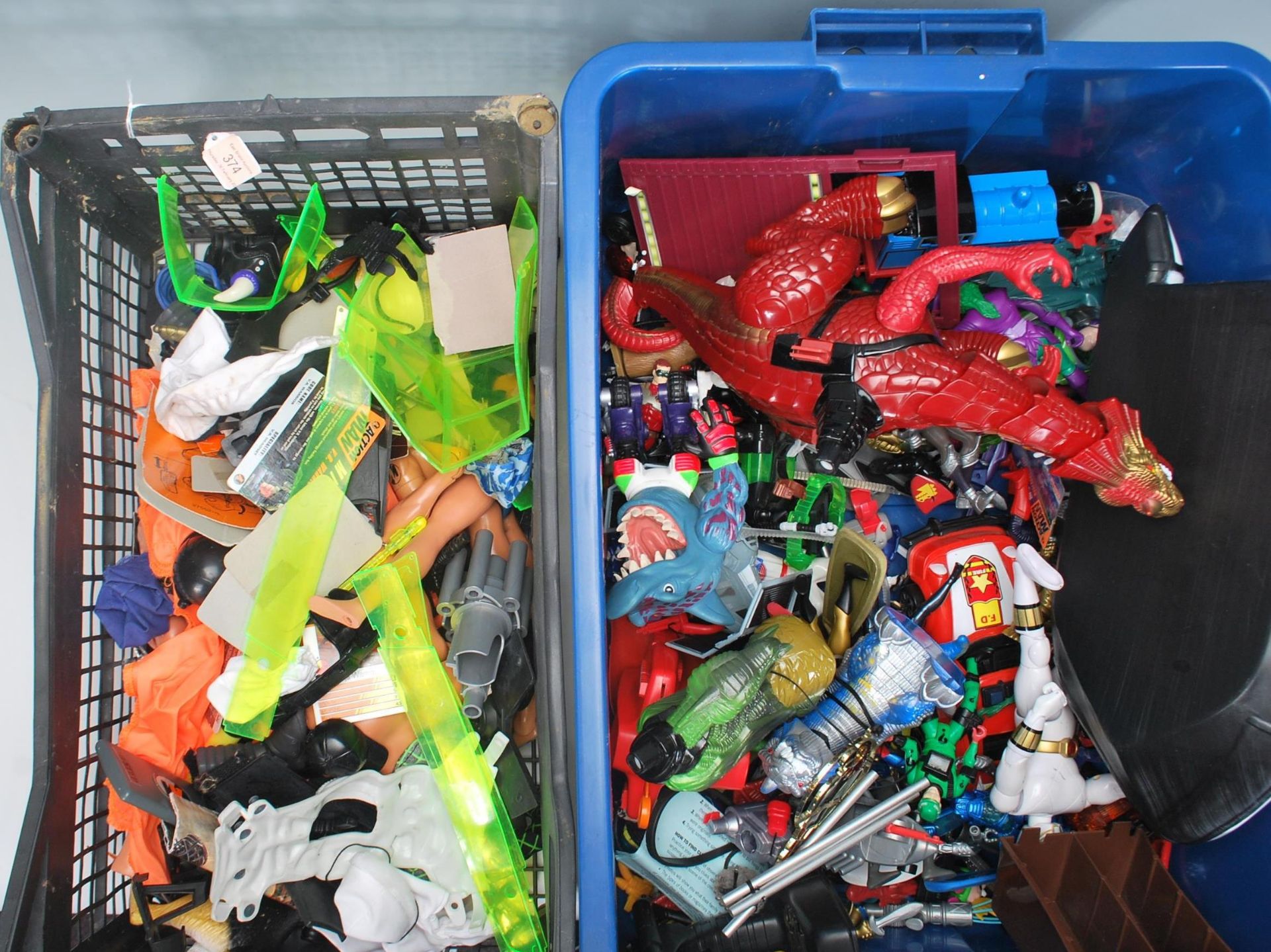 A mixed collection of mostly 90's toys to include a selection a Action Man figures and