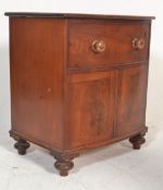 A 19th Century mahogany commode chest formed as a