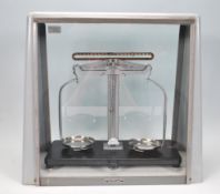 A set of 20th Century Griffin and George scientific balance scales, marked Duorider no. 891237 &