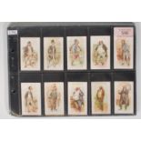 A full set of vintage Gallaher Cigarette trade cards, Votaries Of The Weed Series, complete set of