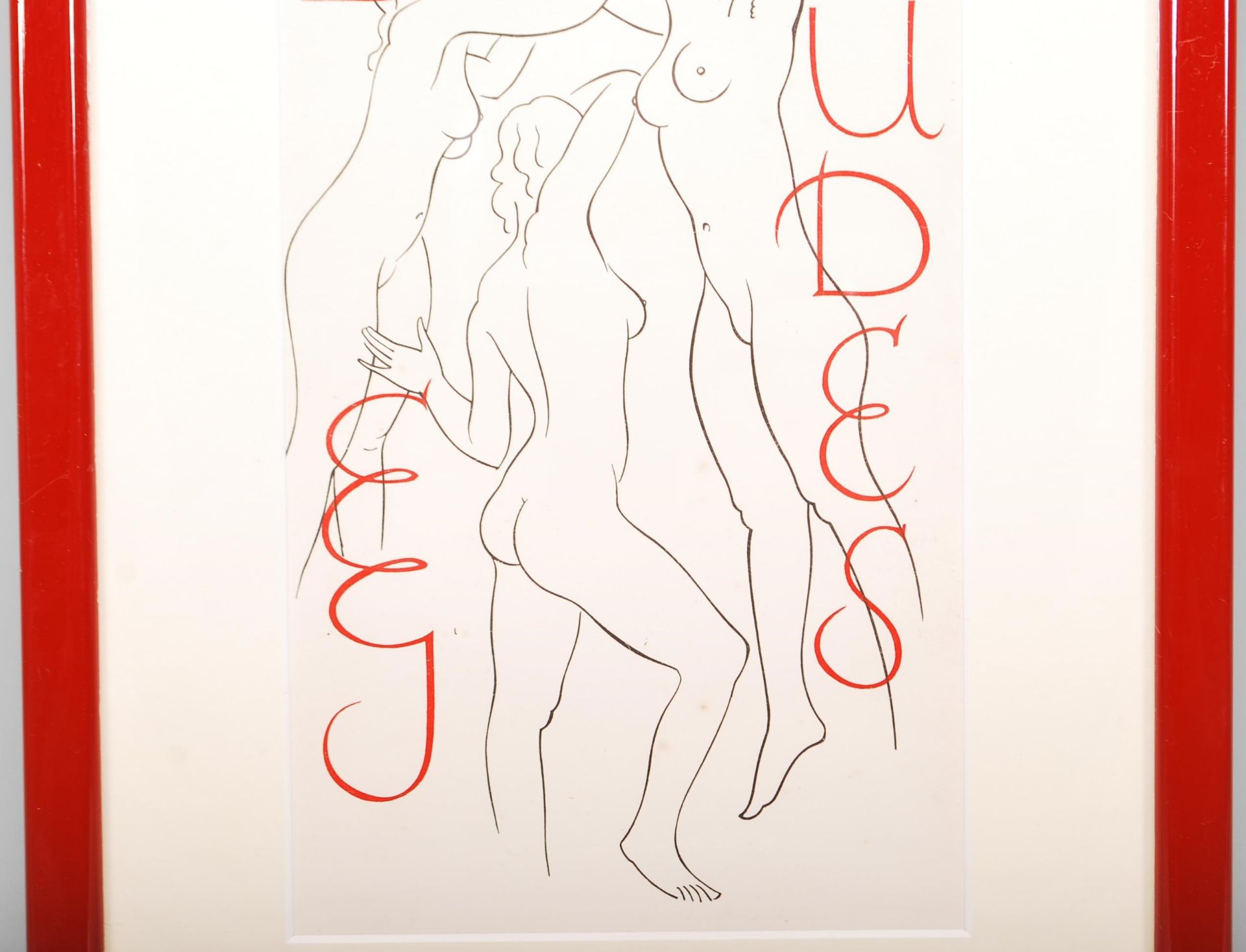 Eric Gill (1882-1940 female nudes from Eric Gill having red notation at the front in a red frame. - Bild 4 aus 5