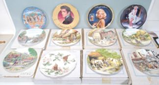 A large collection of 20th century limited edition collectable plates to include The Bradford