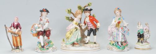 A good group of 19th Century and later porcelain D