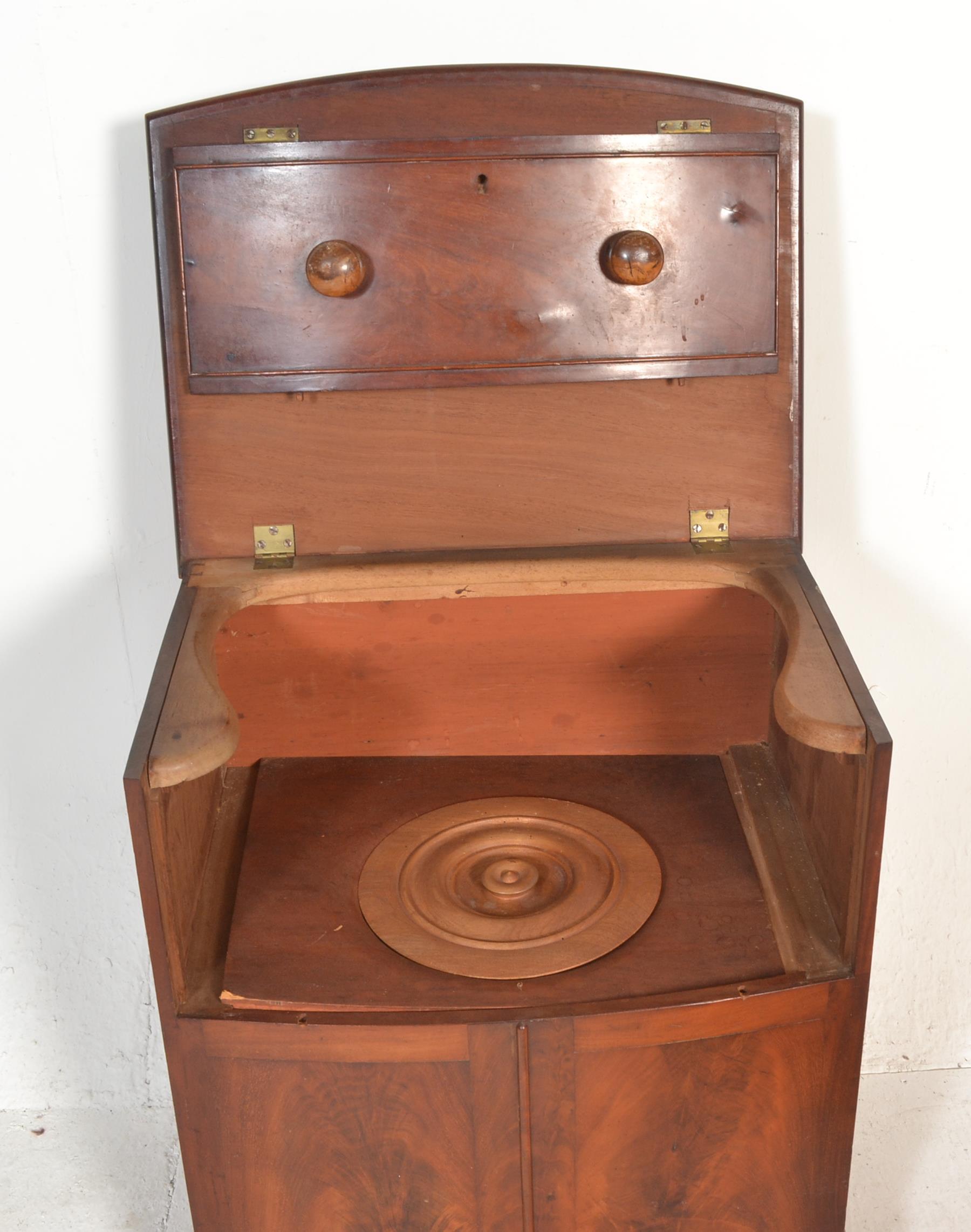 A 19th Century mahogany commode chest formed as a - Image 10 of 15