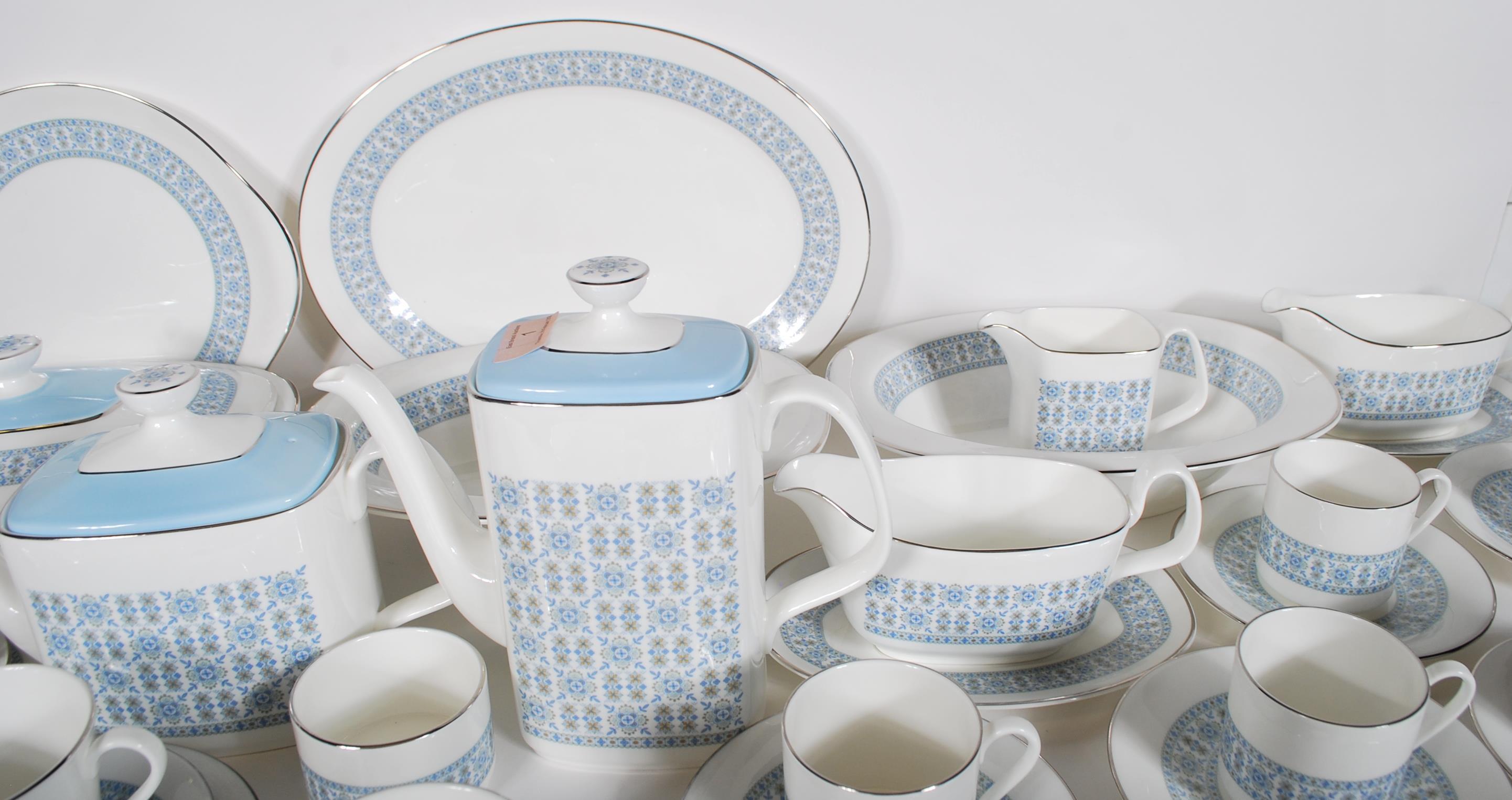 An extensive Royal Doulton bone China service in the Counterpoint pattern, consisting of coffee - Image 7 of 15