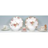 A small group of mixed ceramics to include a Royal Albert Old Country Roses teapot and coffeepot and