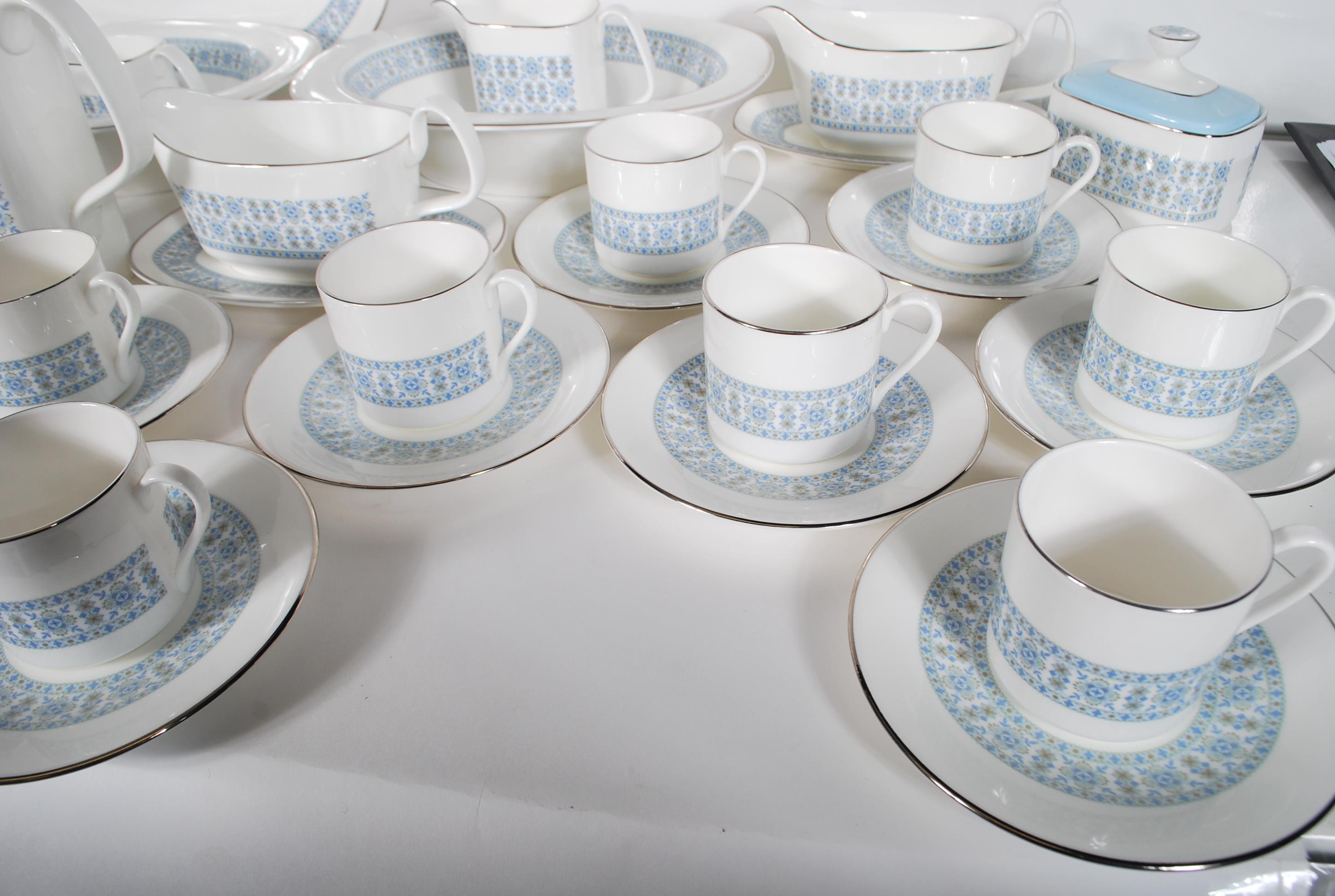 An extensive Royal Doulton bone China service in the Counterpoint pattern, consisting of coffee - Image 9 of 15