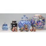 A mix group of 20th Chinese ceramic wares to inclu