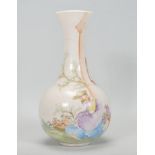 An early 20th Century vase of bulbous form having