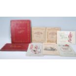 A group of six Wills cigarette card picture albums