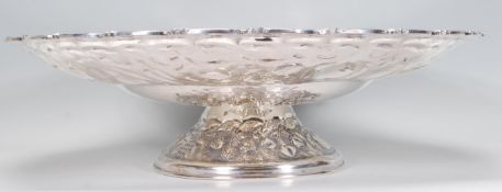 A large early 20th Century silverplate centrepiece