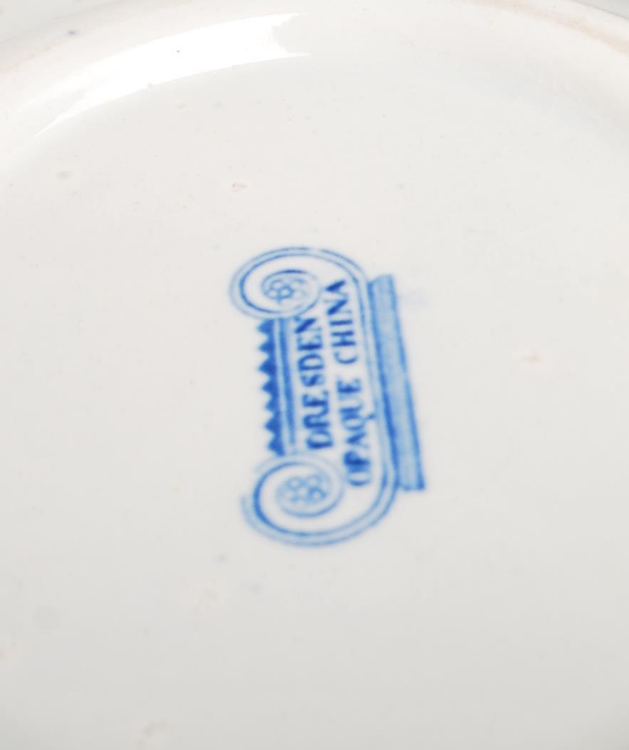 A collection of blue and white English ceramics da - Image 6 of 11