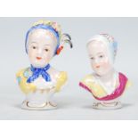 Two late 19th Century Continental Meissen style mi