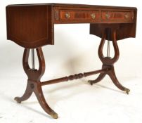 A 20th Century Regency revival  mahogany inlaid so