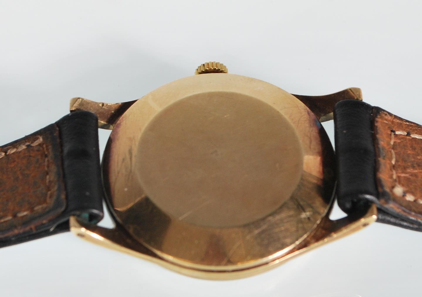 A gentleman's vintage Rone 17 jewels 9ct gold case - Image 4 of 6