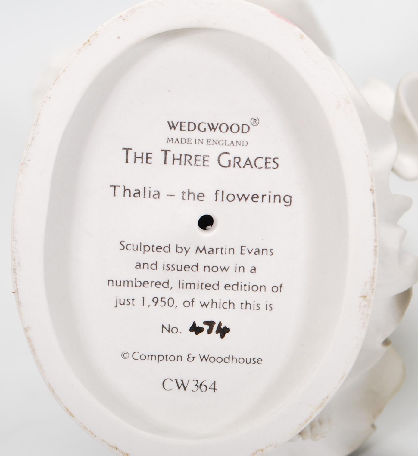 A collection of 3 Wedgwood bisque figure of 'Euphr - Image 7 of 9