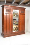 A late Victorian / Edwardian walnut Arts and Craft