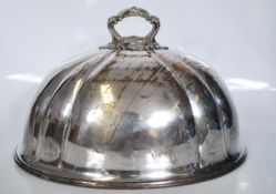 A large 19th Century silverplate on copper meat co