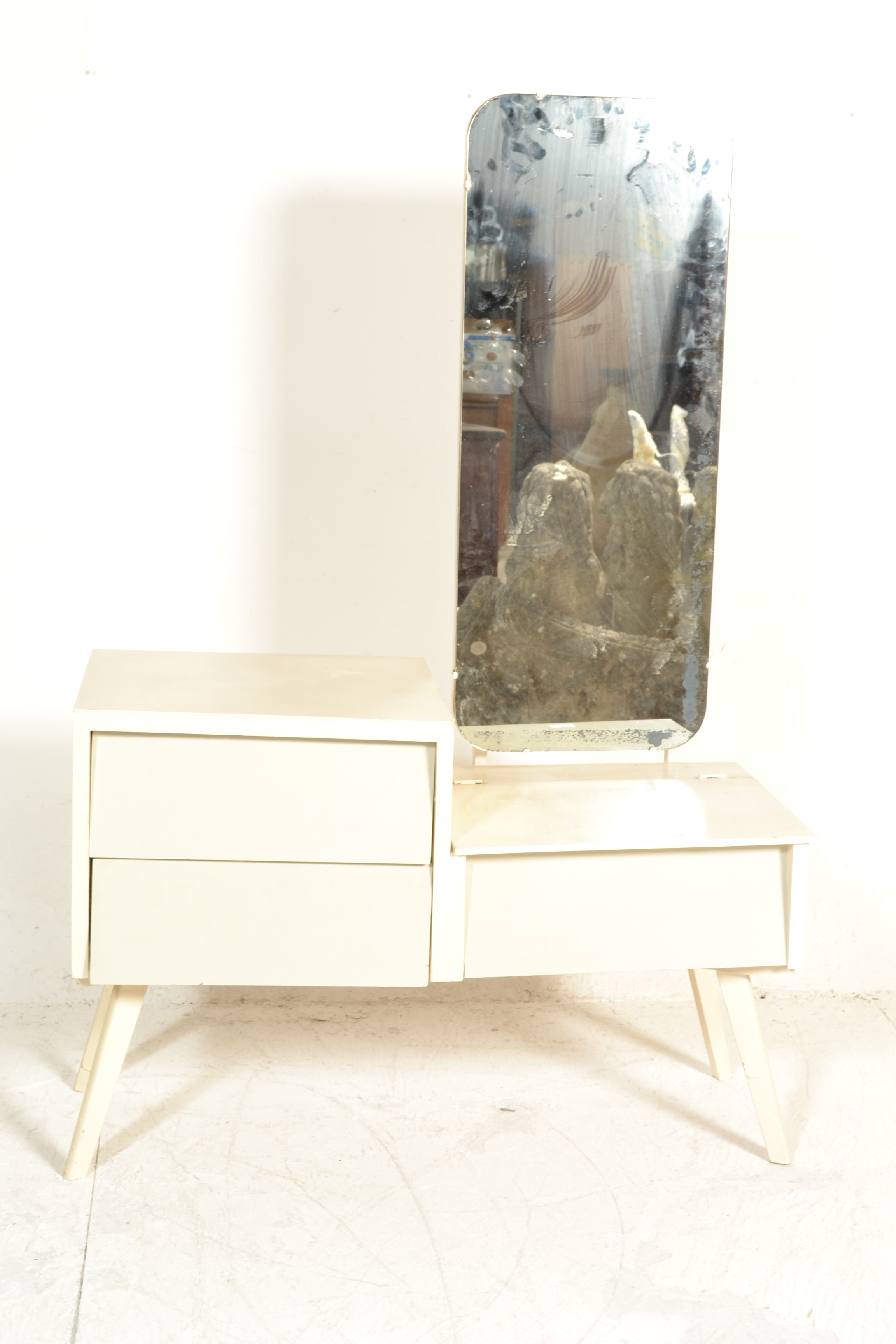 A retro mid century painted dressing table having - Image 2 of 6