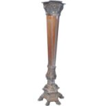 A FINE 19TH CENTURY MAHOGANY IRISH TORCHERE / BUST