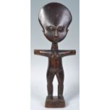 19TH CENTURY AFRICAN ASHANTI AKUA'BA FERTILITY CARVED FIGURE