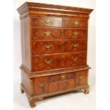 LATE 17TH / 18TH CENTURY WALNUT CHEST ON STAND